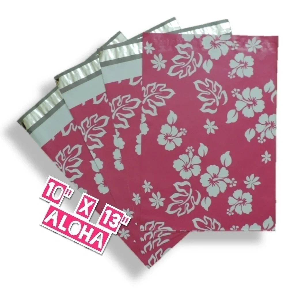 50 Poly Mailers 10x13 Aloha - Picture 1 of 3